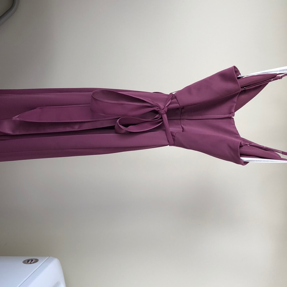 David’s Bridal Bridesmaid Gown (Chianti Silk)